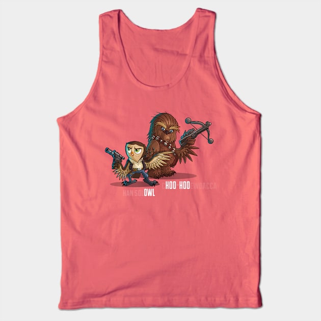 Han Sol-OWL and c-HOO-HOO-hewbacca Tank Top by RemcoBakker